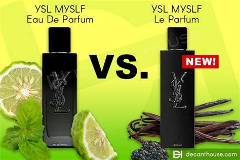 ysl myslf vs y edp|myslf le vs edp.